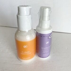 Serious Skin Care REVERSE NECK LIFT  Argifirm Firming Spray 2oz & C Cleanser New